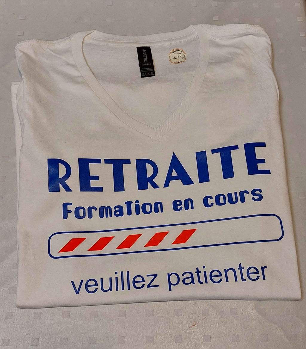 T-shirt Retraite Formation en cours