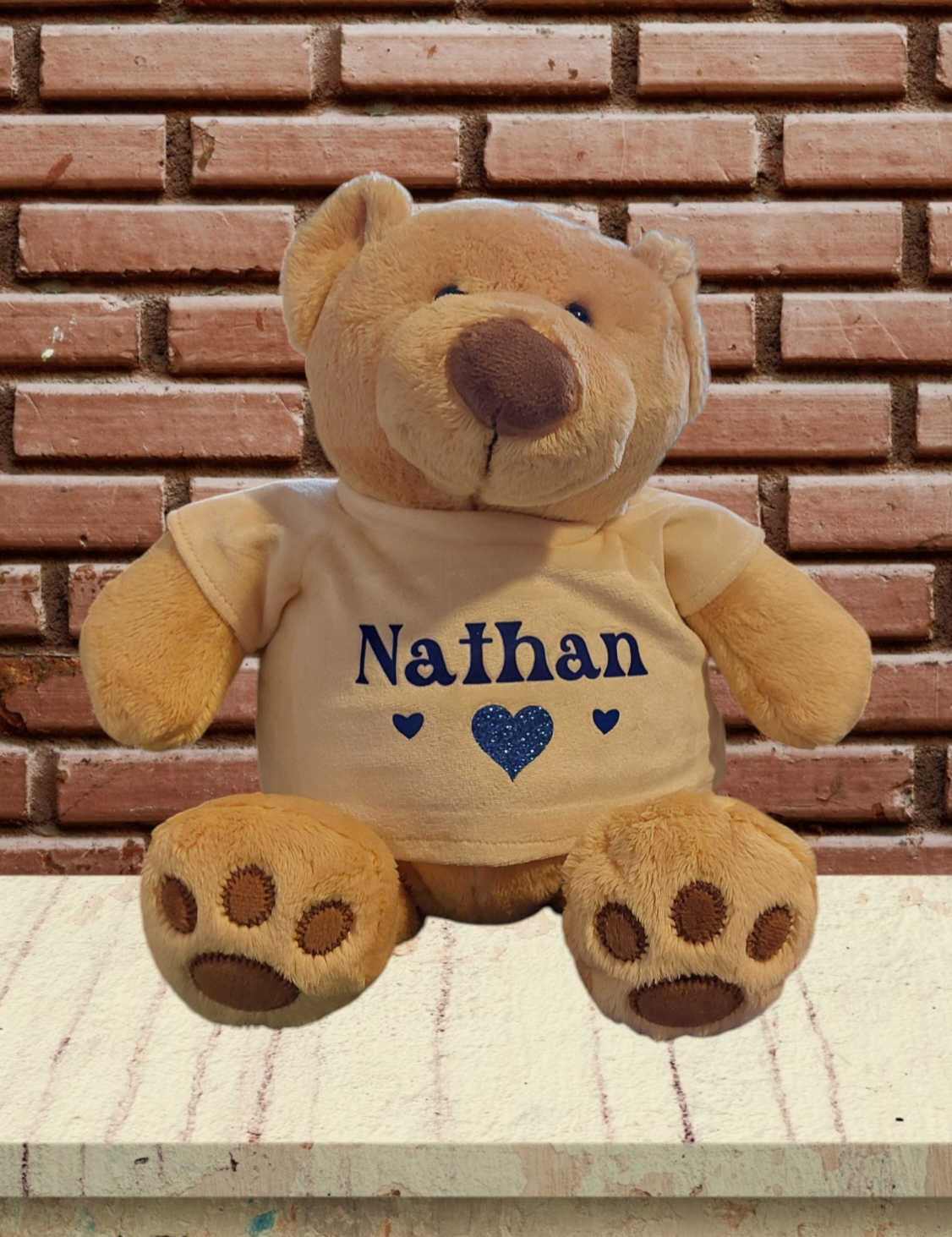 Ours brun en peluche à personnaliser