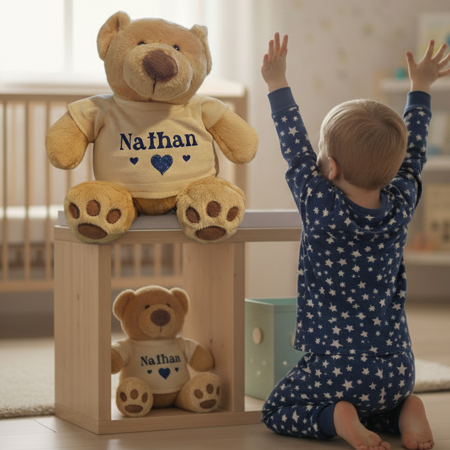 Ours brun en peluche à personnaliser