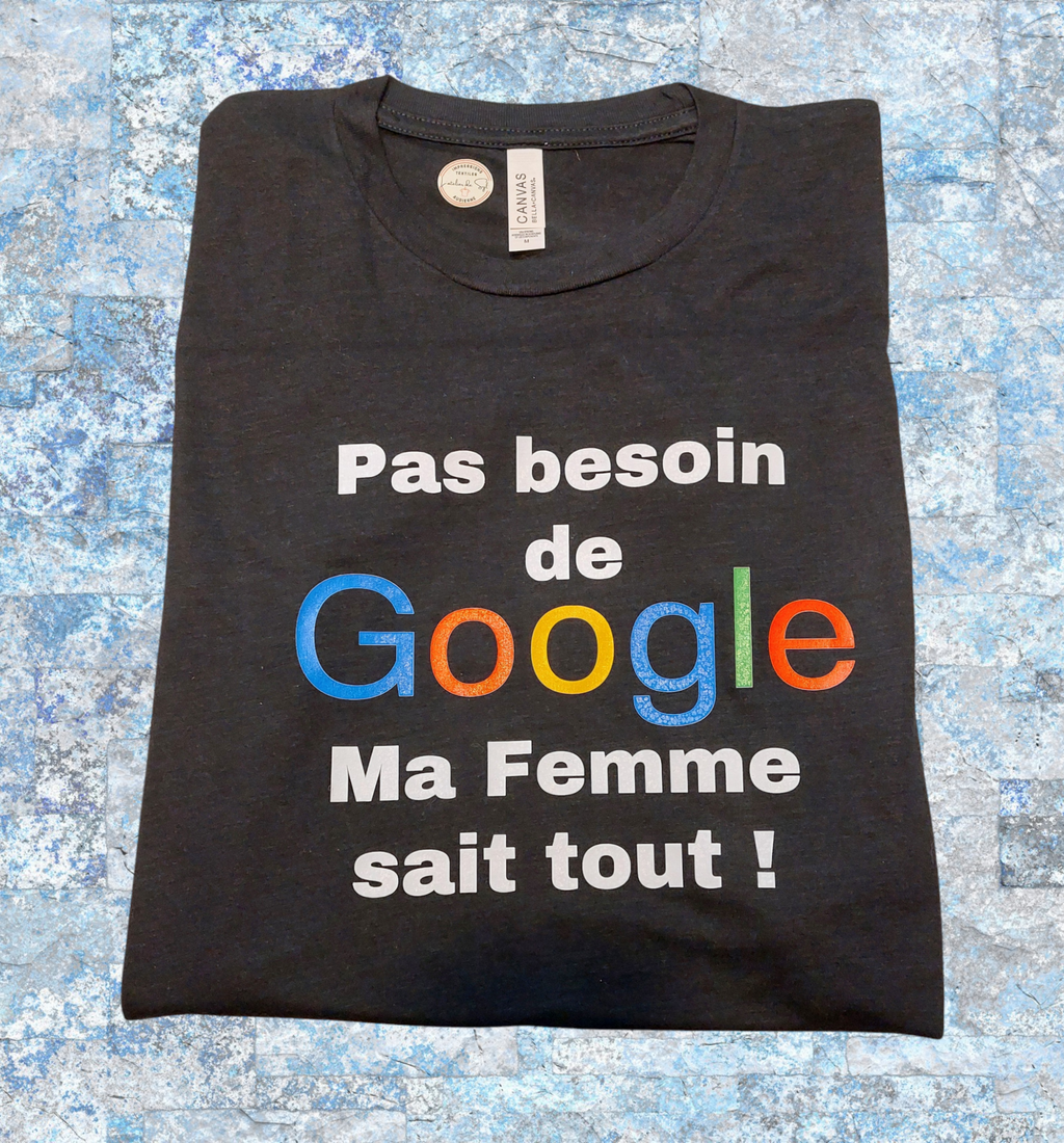 T-shirt "Ma femme sait tout !"