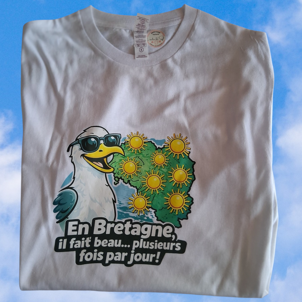 T-shirt avec une mouette stylée