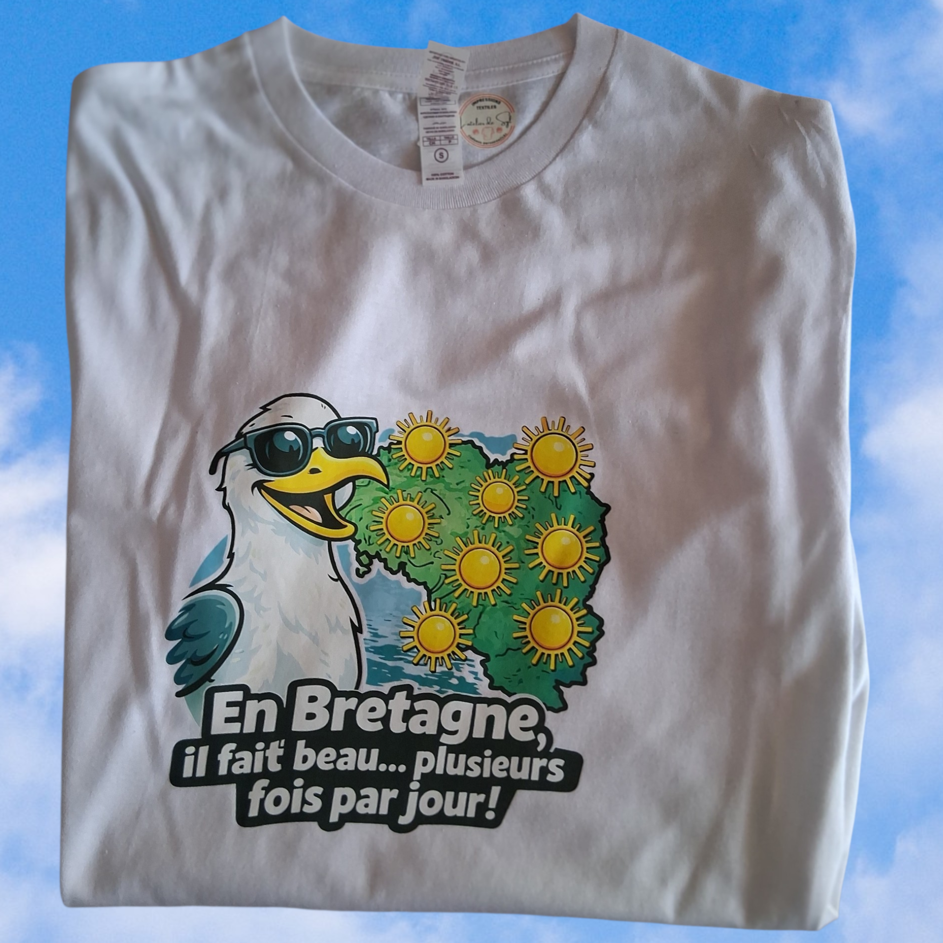 T-shirt avec une mouette stylée