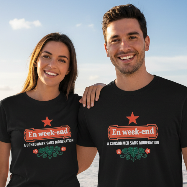 T-shirt "En week-end"